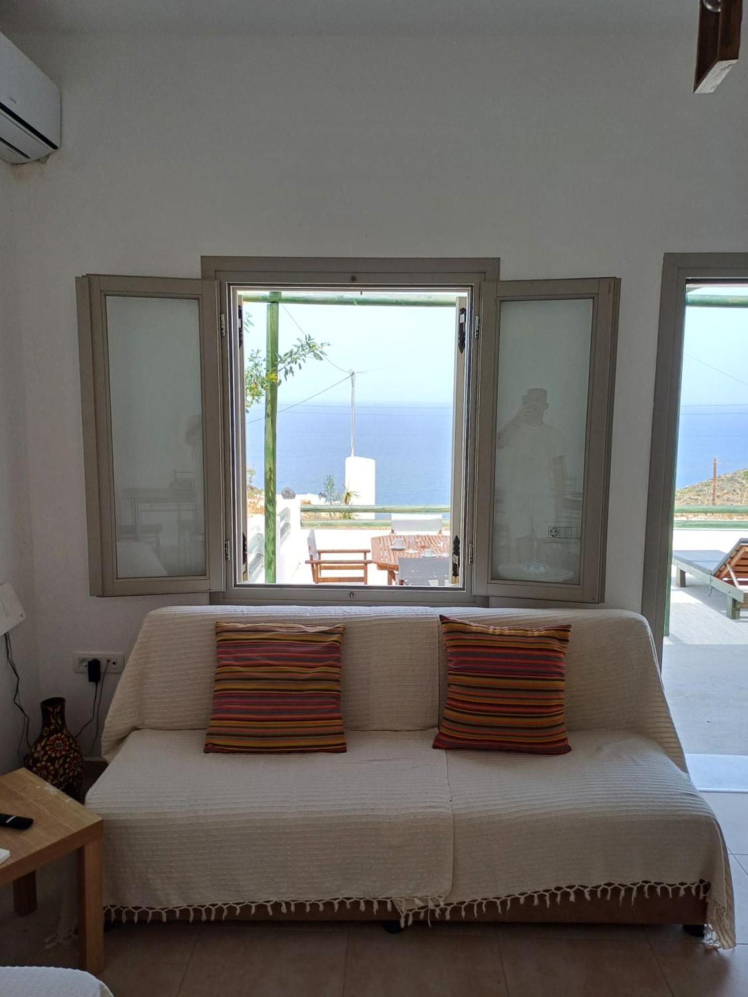 'Irene' Cycladic House With Sunrise And Sea View! Villa Foinikiá Dış mekan fotoğraf