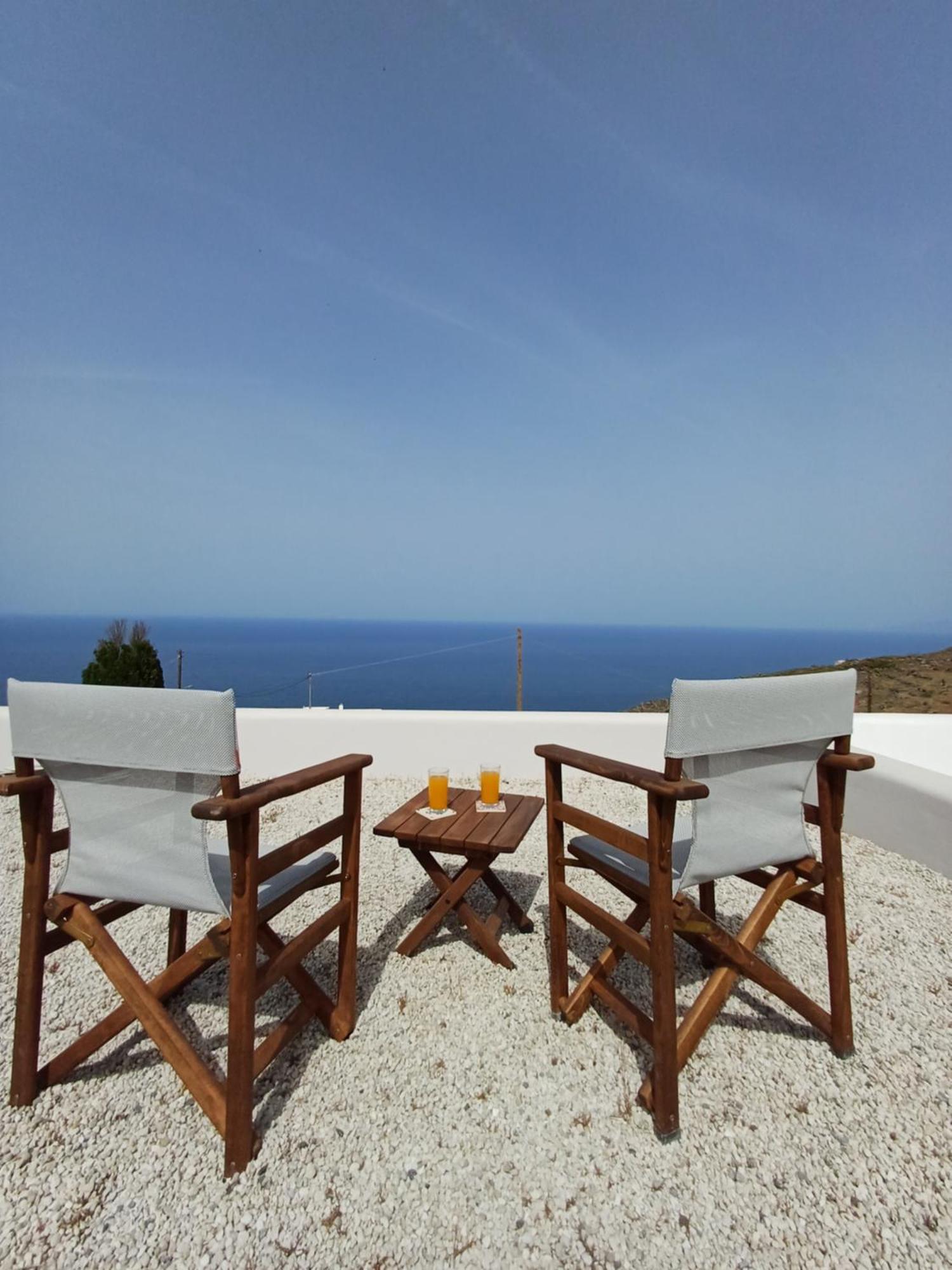 'Irene' Cycladic House With Sunrise And Sea View! Villa Foinikiá Dış mekan fotoğraf