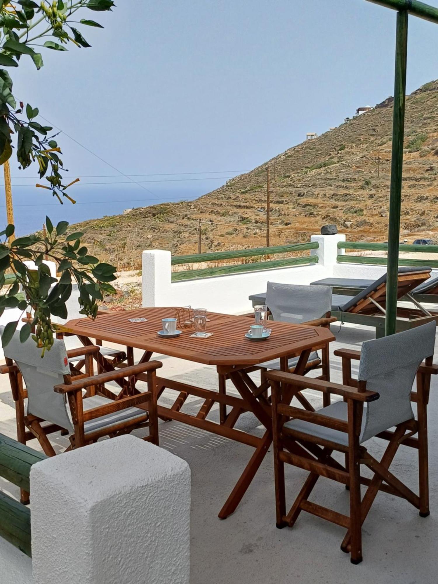 'Irene' Cycladic House With Sunrise And Sea View! Villa Foinikiá Dış mekan fotoğraf